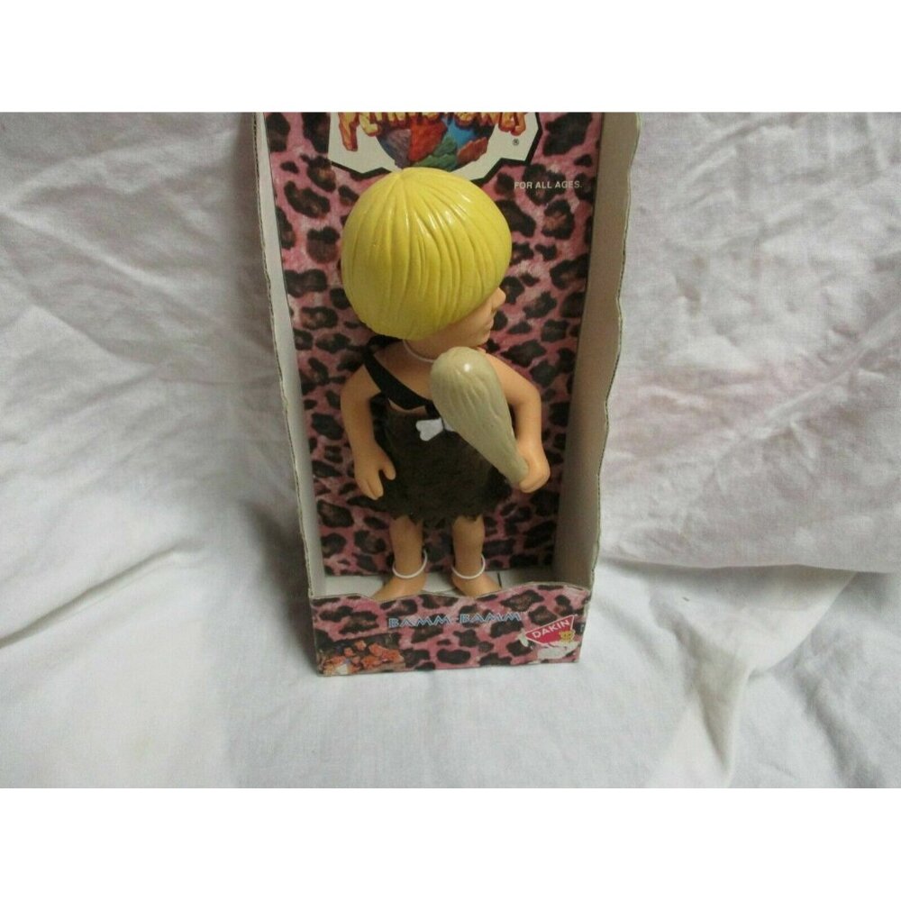 The Flintstones BAMM - BAMM Toy Figure/Doll with Bat New Old Stock